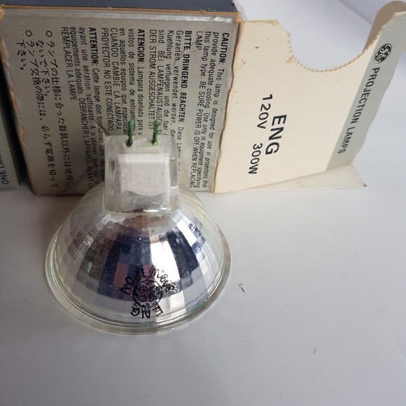 2 General Electric GE Multi Mirror Projection Lamp Bulb ENG 300W 120v Slide Proj - Picture 9 of 12